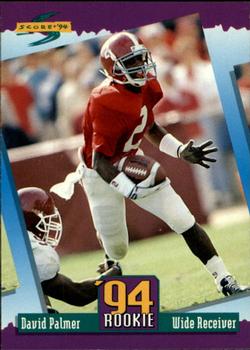 David Palmer Minnesota Vikings 1994 Score NFL Rookie Card #292